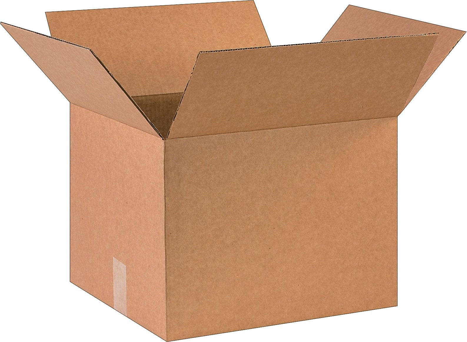 16" x 14" x 12" Shipping Boxes, 32 ECT, Brown, 25/Bundle (161412)