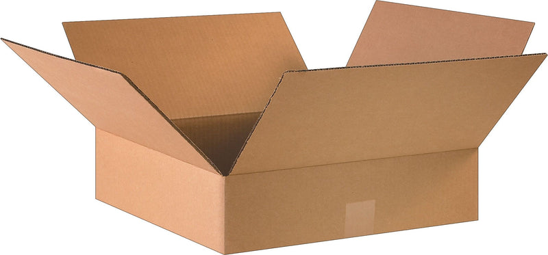 16" x 16" x 4" Shipping Boxes, 32 ECT, Kraft, 25/Bundle (BS161604)