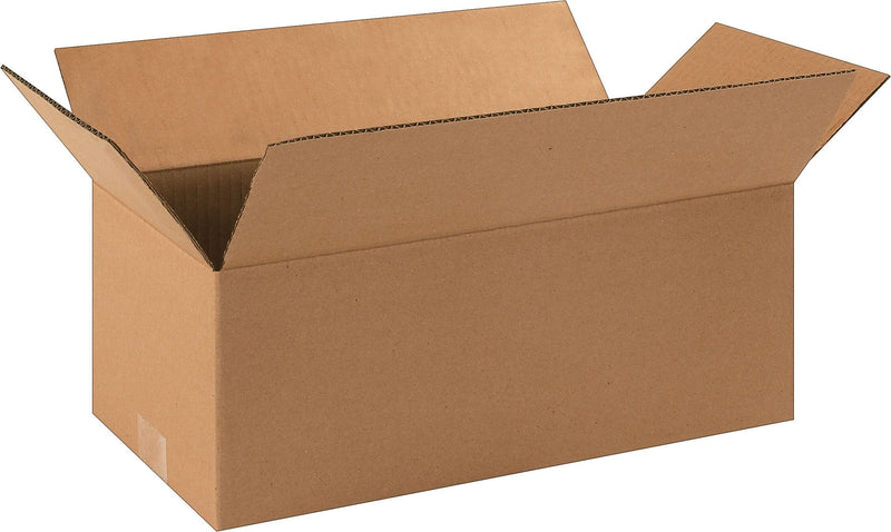16" x 8" x 6" Shipping Boxes, 32 ECT, Brown, 25/Bundle (1686)