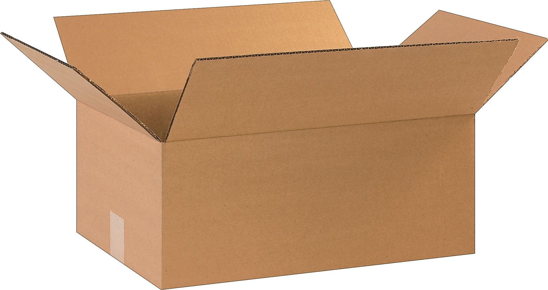 17.25" x 11.25" x 7" Shipping Boxes, 32 ECT, Brown, 25/Bundle (17117)
