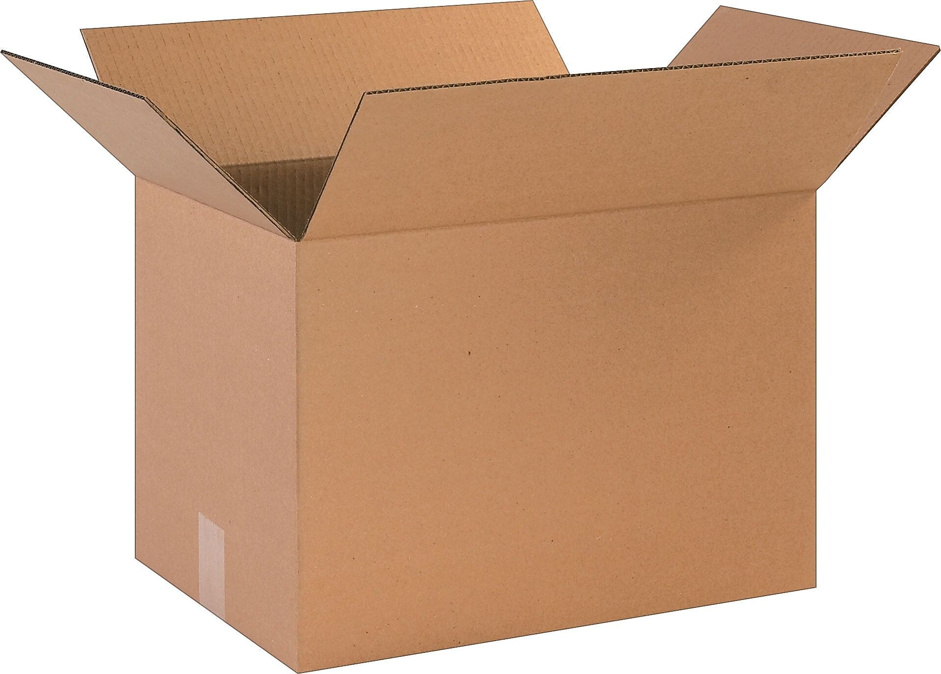 17" x 12" x 12" Shipping Boxes, 32 ECT, Brown, 25/Bundle (171212)