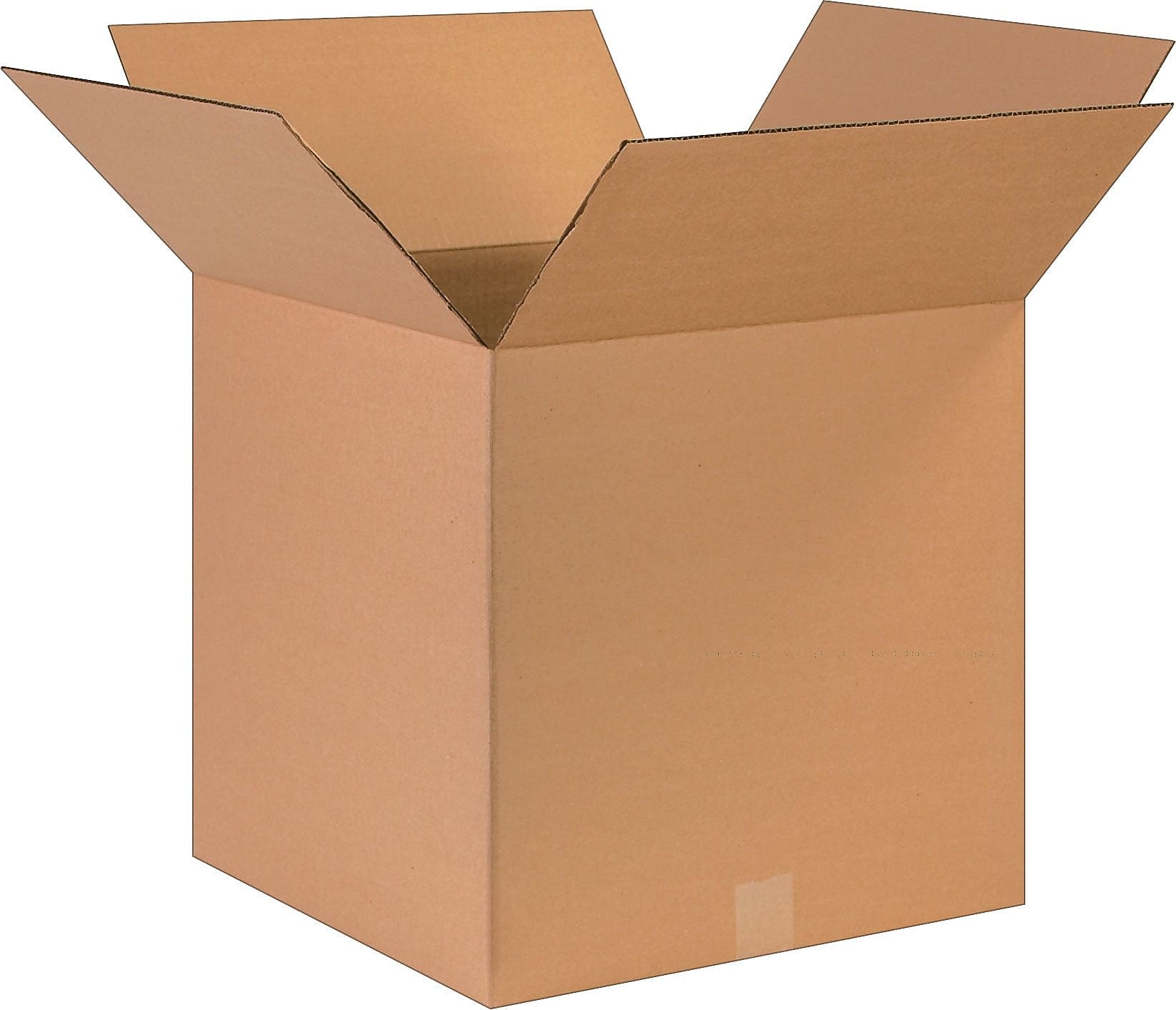 17" x 17" x 17" Shipping Boxes, 32 ECT, Kraft, 25/Bundle (BS171717)