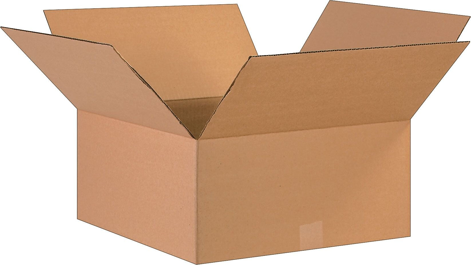 17" x 17" x 8" Shipping Boxes, 32 ECT, Brown, 20/Bundle (17178)