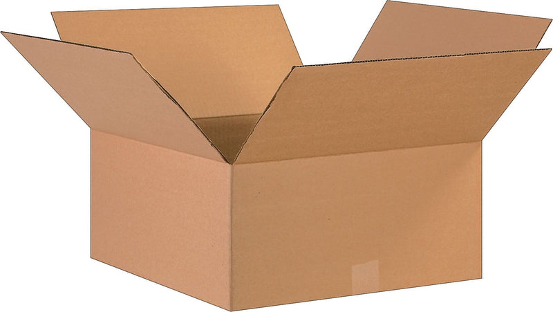 17" x 17" x 8" Shipping Boxes, 32 ECT, Brown, 20/Bundle (17178)