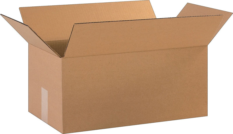 18" x 10" x 8" Shipping Boxes, 32 ECT, Brown, 25/Bundle (18108)