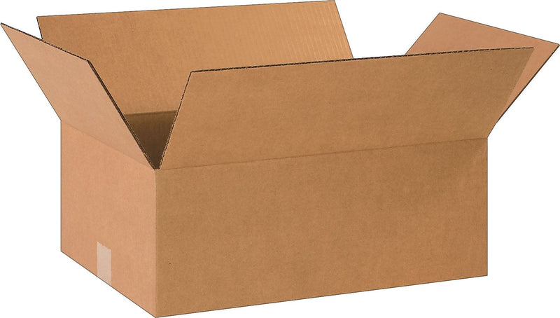 18" x 12" x 7" Shipping Boxes, 32 ECT, Brown, 25/Bundle (18127)
