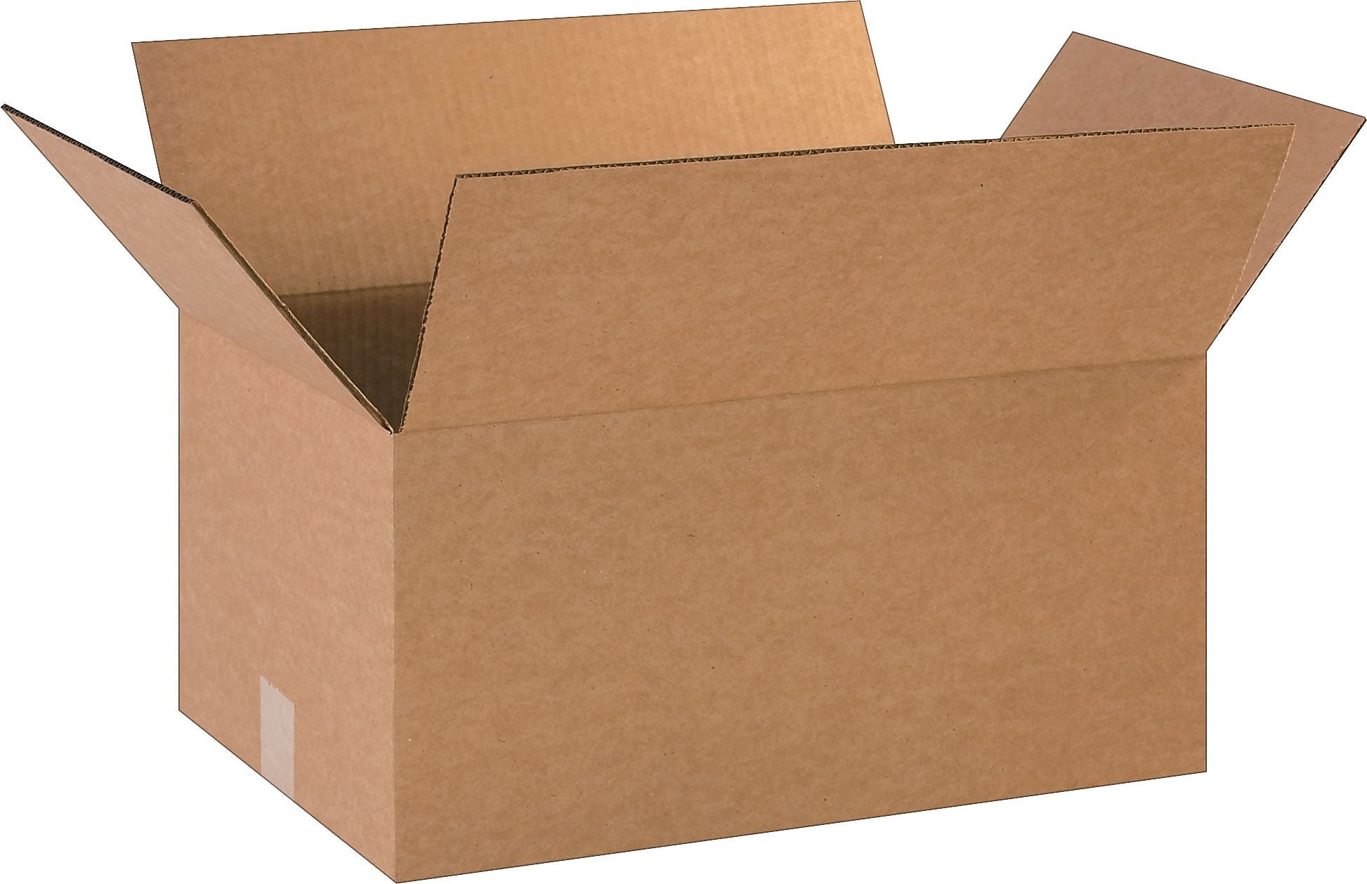 18.5" x 12.5" x 9" Shipping Boxes, 32 ECT, Brown, 25/Bundle (18129R)