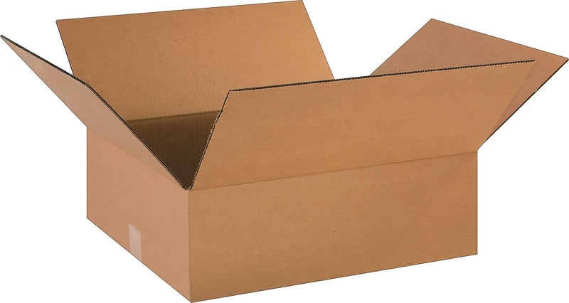 18" x 16" x 6" Shipping Boxes, 32 ECT, Brown, 25/Bundle (18166)