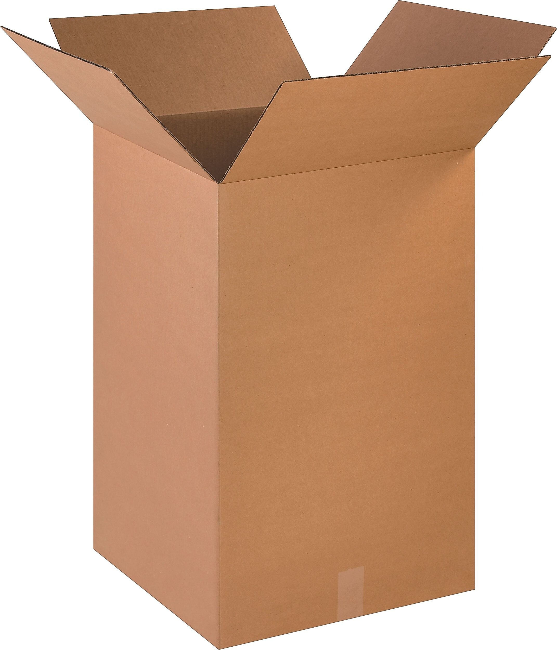 18" x 18" x 28" Shipping Boxes, 32 ECT, Brown, 10/Bundle (181828)