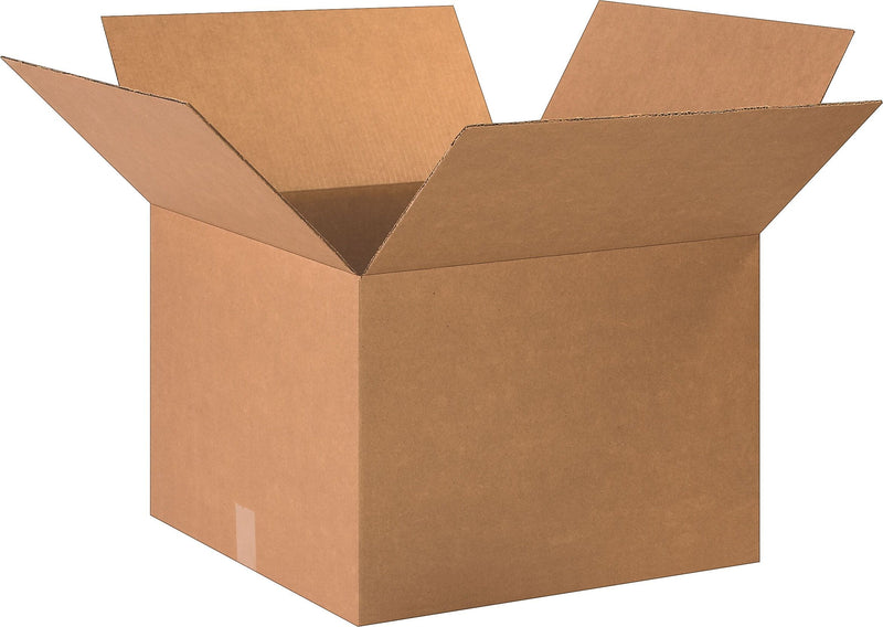 20" x 20" x 14" Shipping Boxes, 32 ECT, Brown, 15/Bundle (202014)