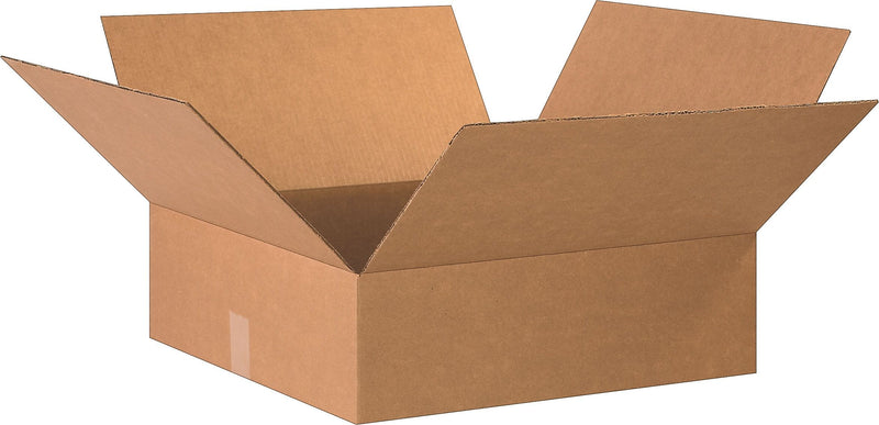 20" x 20" x 6" Shipping Boxes, 32 ECT, Brown, 15/Bundle (20206)