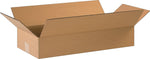 22" x 10" x 4" Shipping Boxes, 32 ECT, Brown, 25/Bundle (22104)