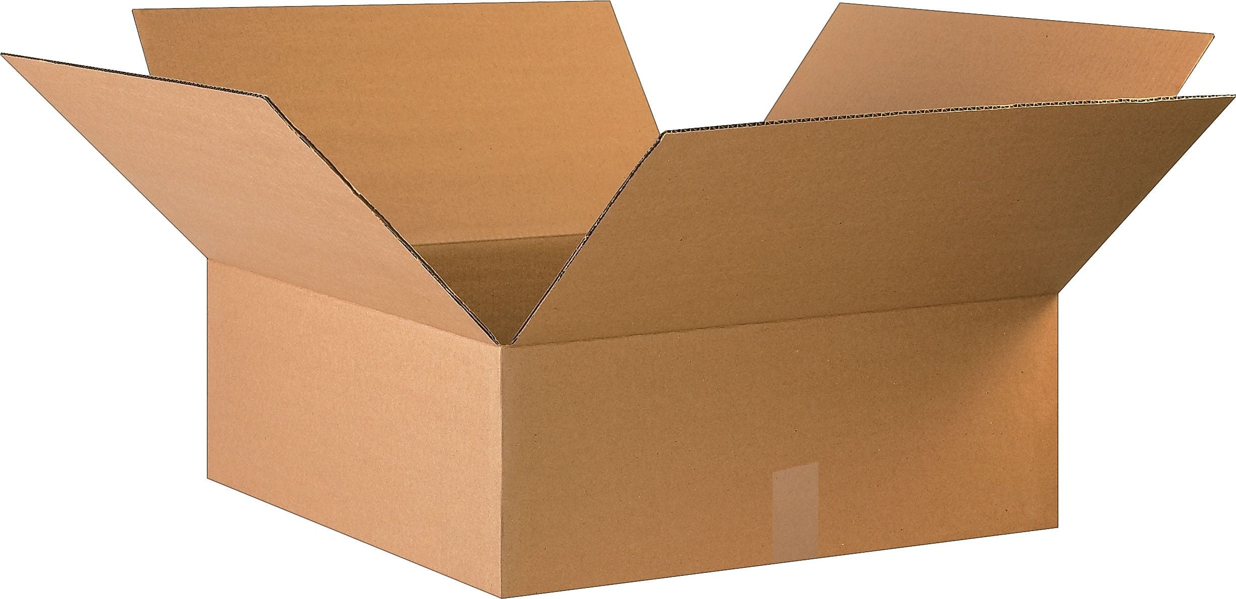 22" x 22" x 8" Shipping Boxes, 32 ECT, Kraft, 20/Bundle (BS222208)