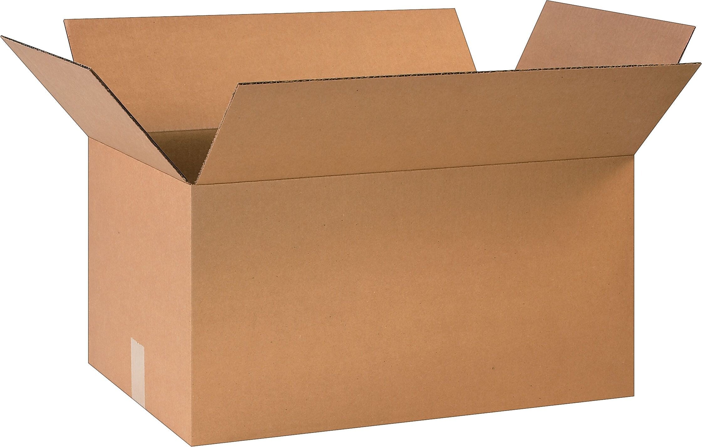 24" x 14" x 12" Shipping Boxes, 32 ECT, Kraft, 20/Bundle (BS241412)
