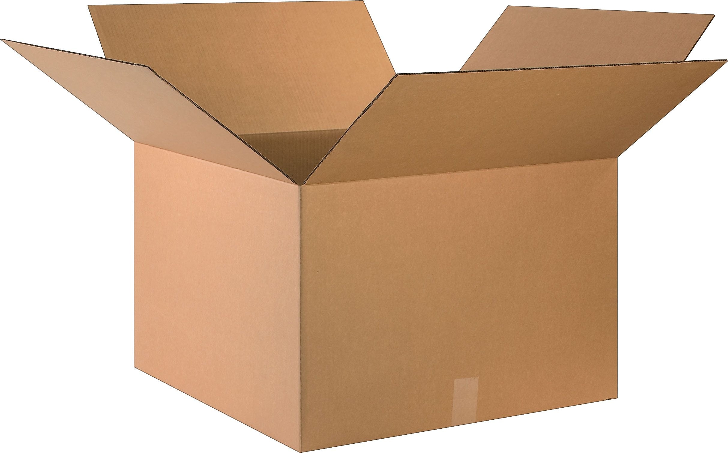 24" x 24" x 16" Shipping Boxes, 32 ECT, Brown, 10/Bundle (242416)