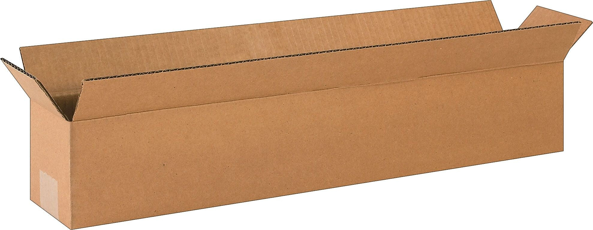 24" x 4" x 4" Shipping Boxes, 32 ECT, Brown, 25/Bundle (2444)