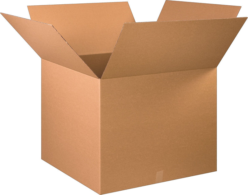 30" x 30" x 25" Shipping Boxes, 32 ECT, Brown, 5/Bundle (303025)