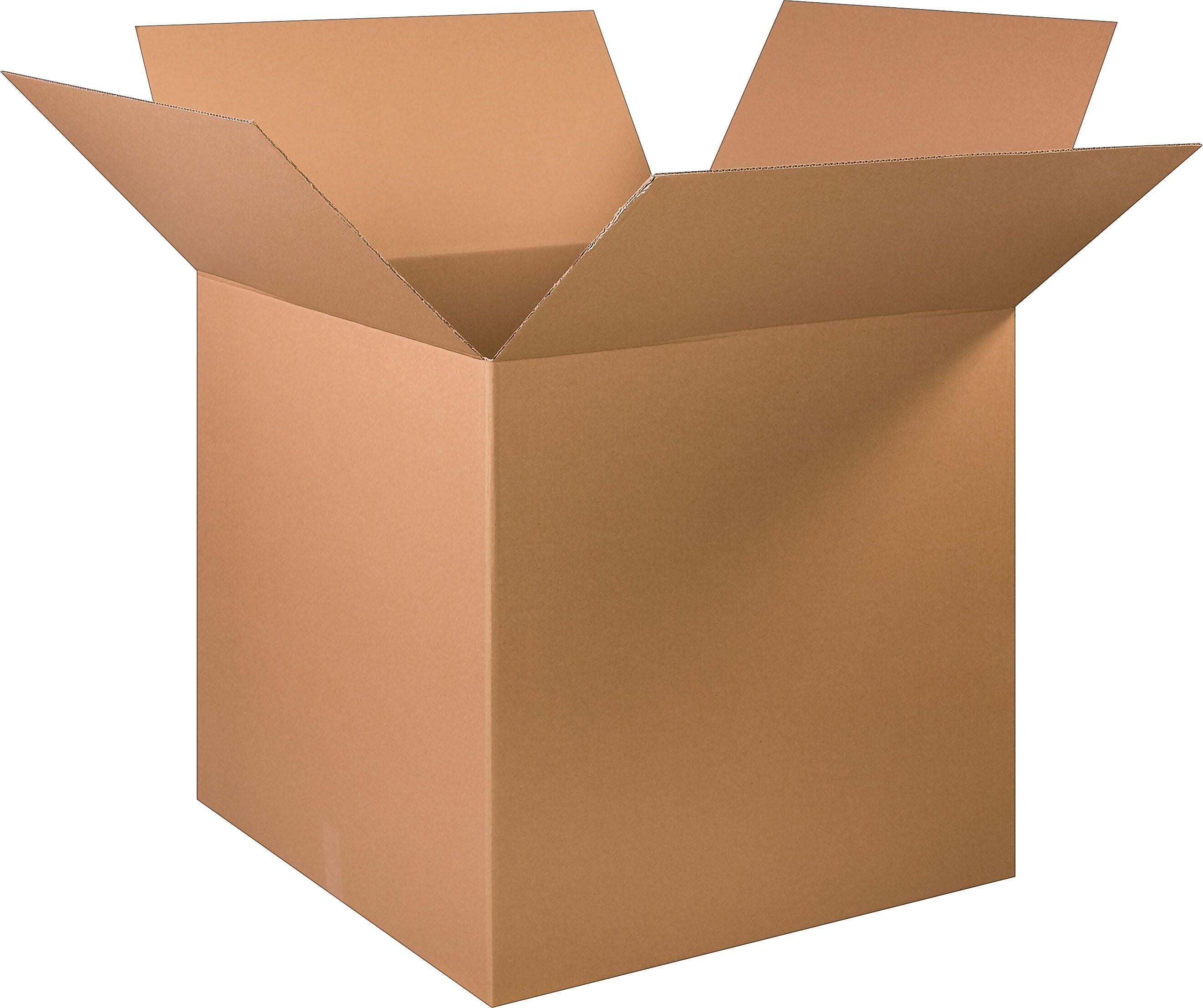 32" x 32" x 32" Shipping Boxes, 32 ECT, Kraft, 5/Bundle (BS323232)
