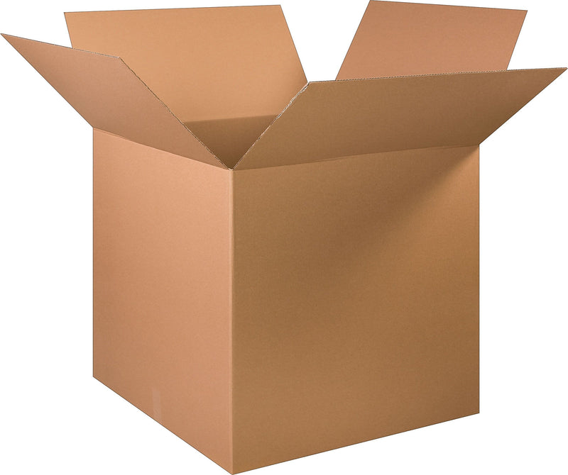 32" x 32" x 32" Shipping Boxes, 32 ECT, Kraft, 5/Bundle (BS323232)