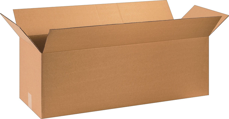 36" x 12" x 12" Shipping Boxes, 32 ECT, Brown, 15/Bundle (361212)