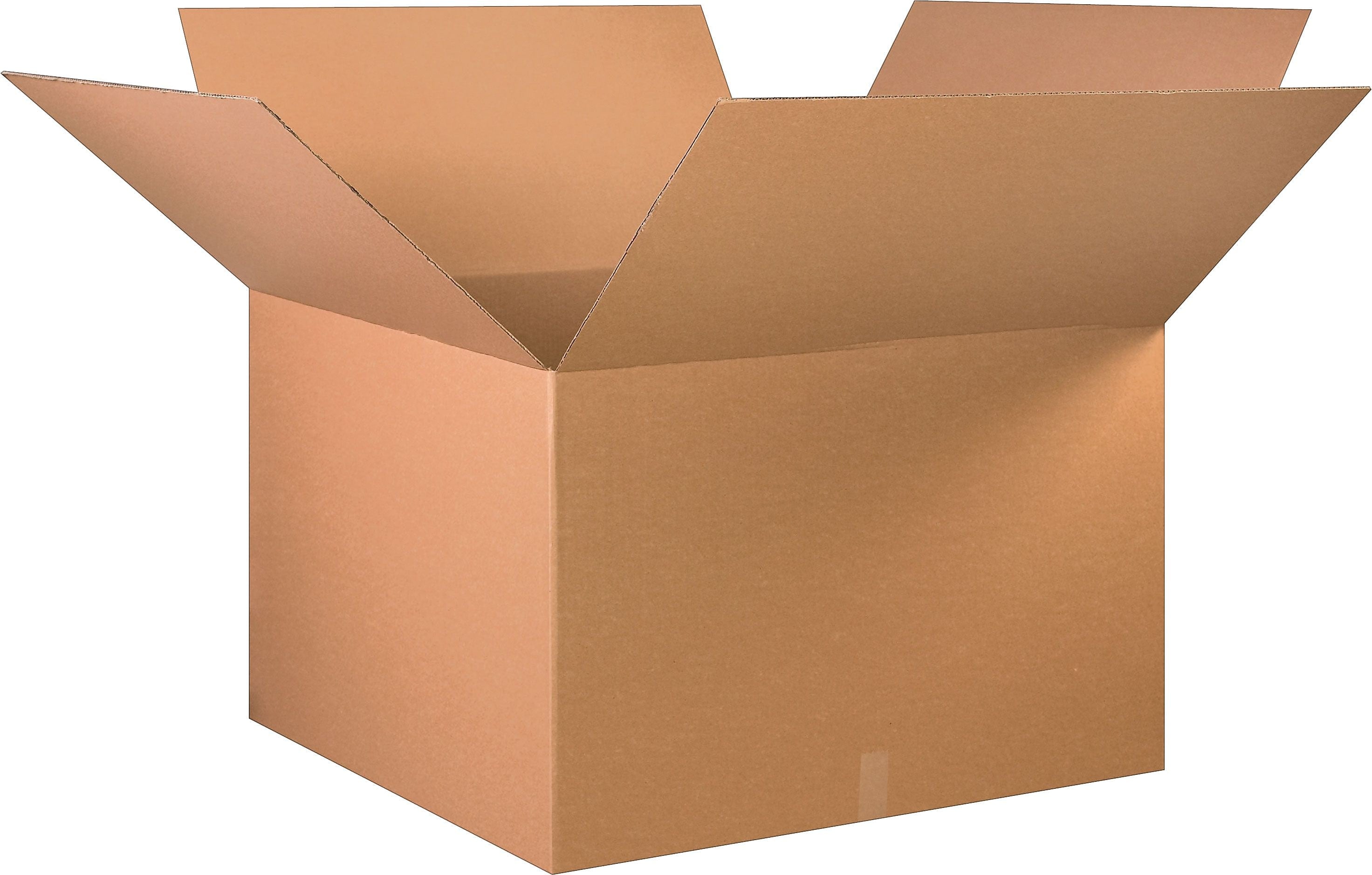 36" x 36" x 24" Shipping Boxes, 32 ECT, Brown, 5/Bundle (363624)