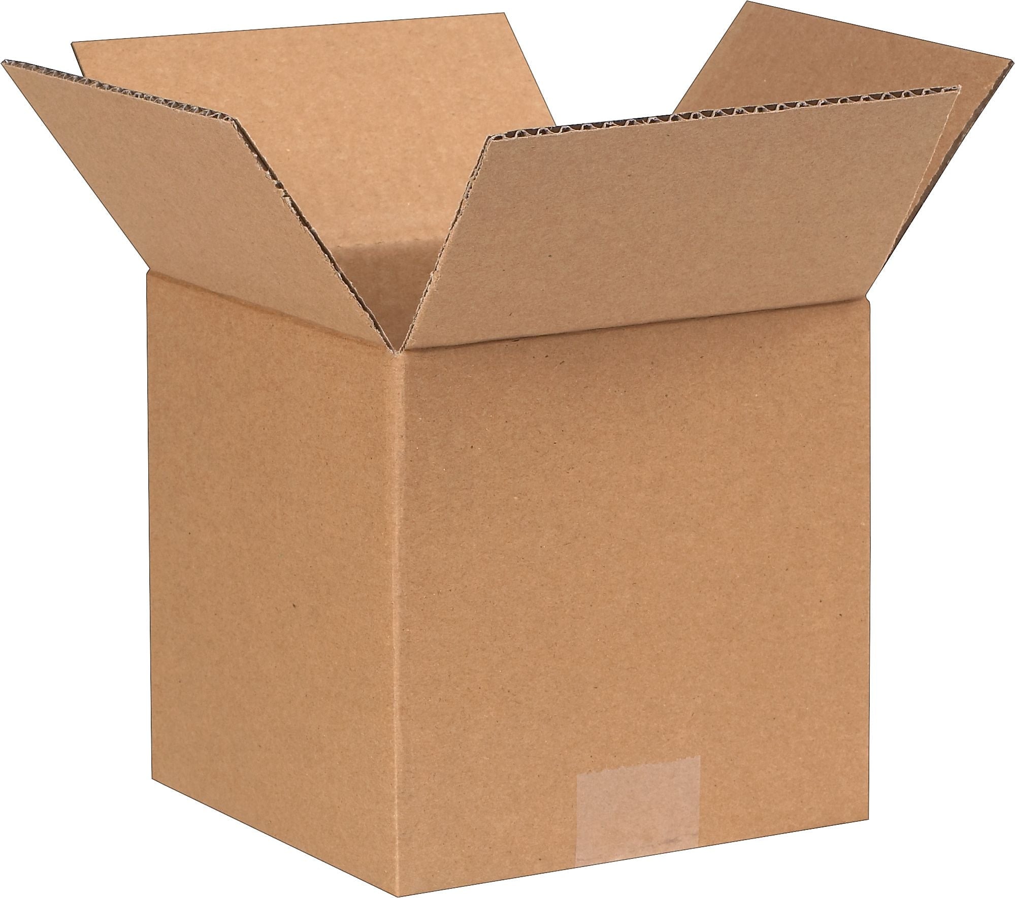 7" x 7" x 04" Corrugated Kraft Boxes, 25/Bundle (BS070704X)