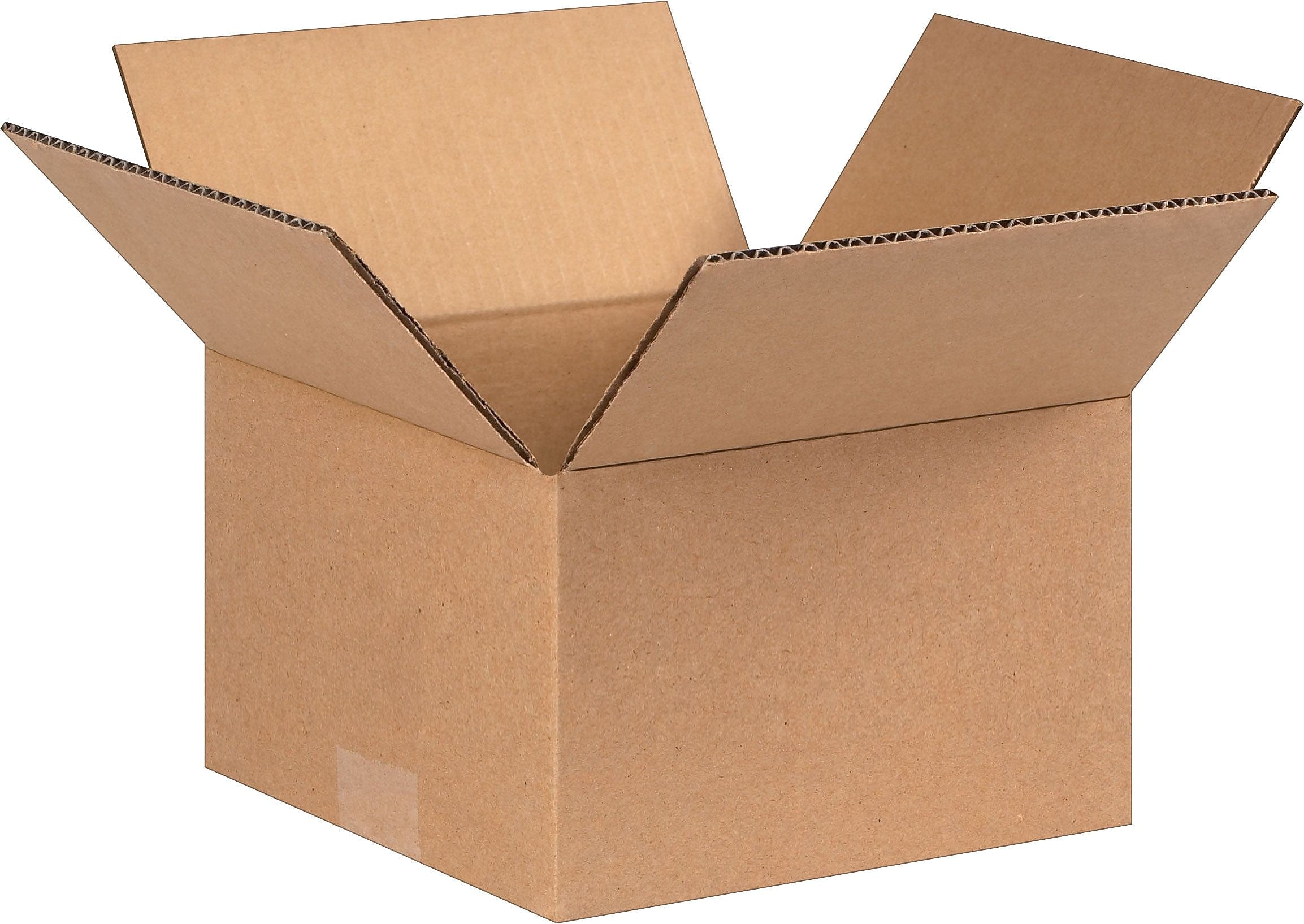 8" x 8" x 5" Shipping Boxes, 32 ECT, Brown, 25/Bundle (885)