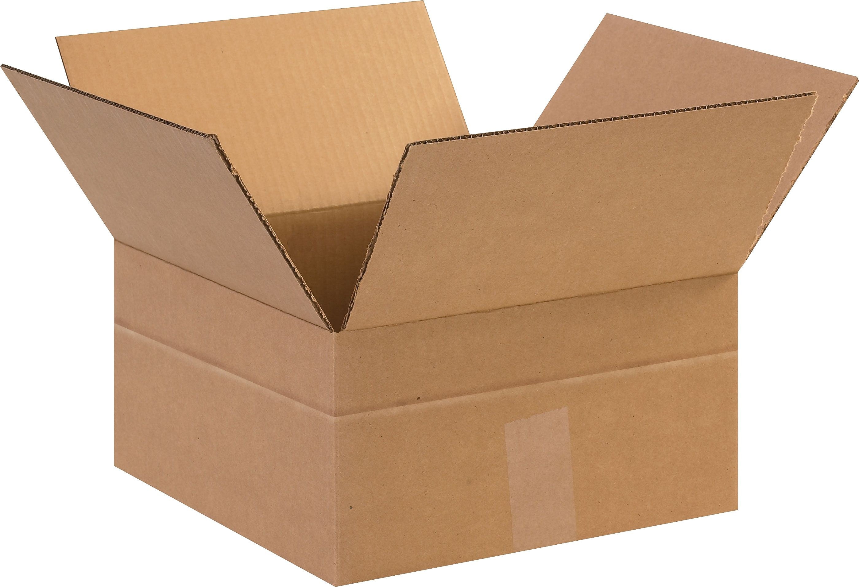 12" x 12" x 6" Multi-Depth Shipping Boxes, Brown, 25/Bundle (MD12126)
