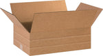 16" x 12" x 6" Multi-Depth Shipping Boxes, 32 ECT, Brown, 25/Bundle (MD16126)