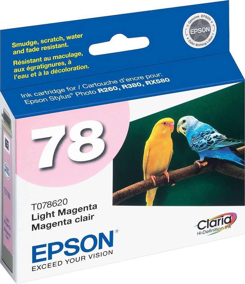 Epson T78 Light Magenta Standard Yield Ink Cartridge