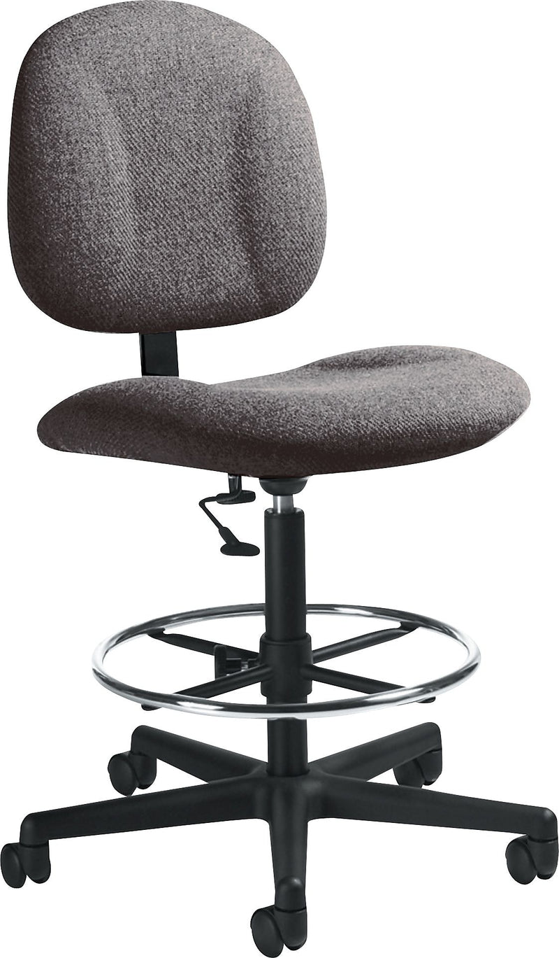 Global 8977 Series Deluxe Drafting Stool, Grey