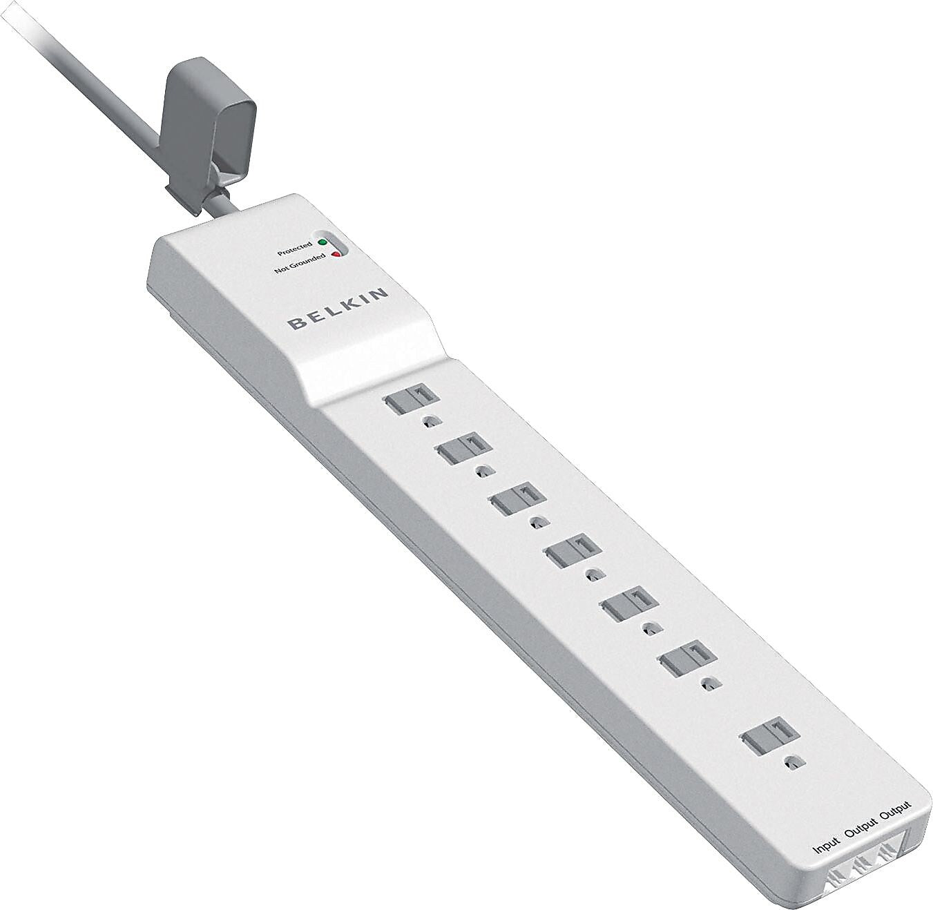 Belkin Home Series 7 Outlet Home/Office, 6 ft. Cord, 2320 Joules (BE107200-06)