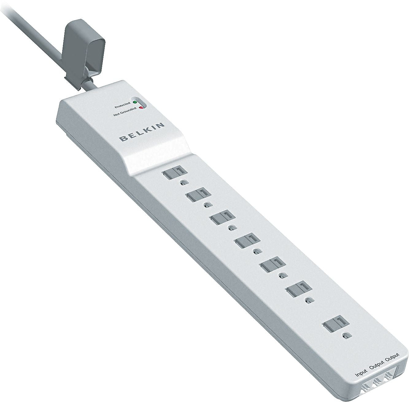 Belkin Home Series Surgemaster 7 Outlet Surge Protector, 12' Cord, 2320 Joules (BE107200-12)