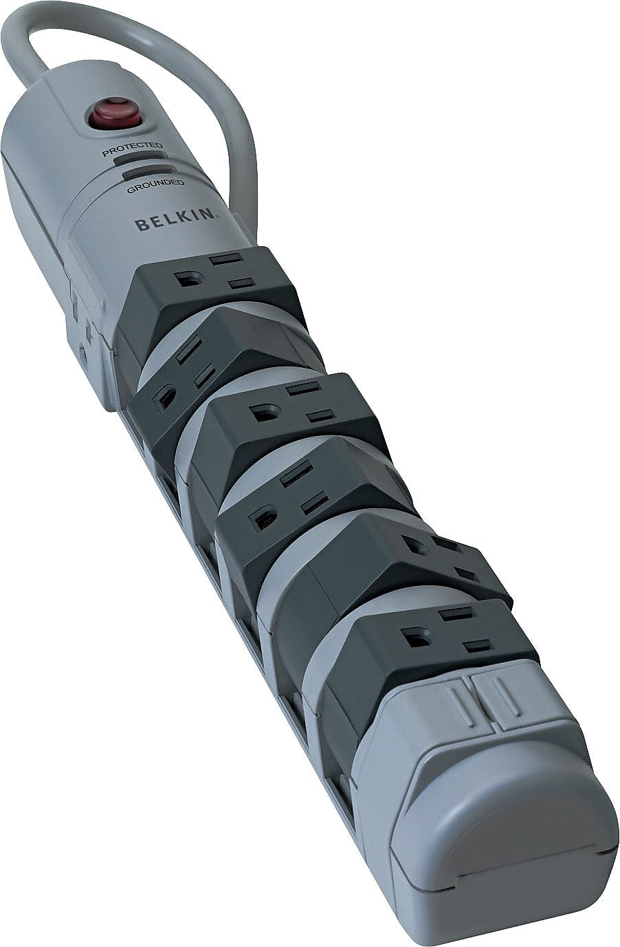 Belkin Pivot Plug Surge Protector 8 Outlet Suppressor, 6' Cord, 1800 Joules (BLKBP10800006)