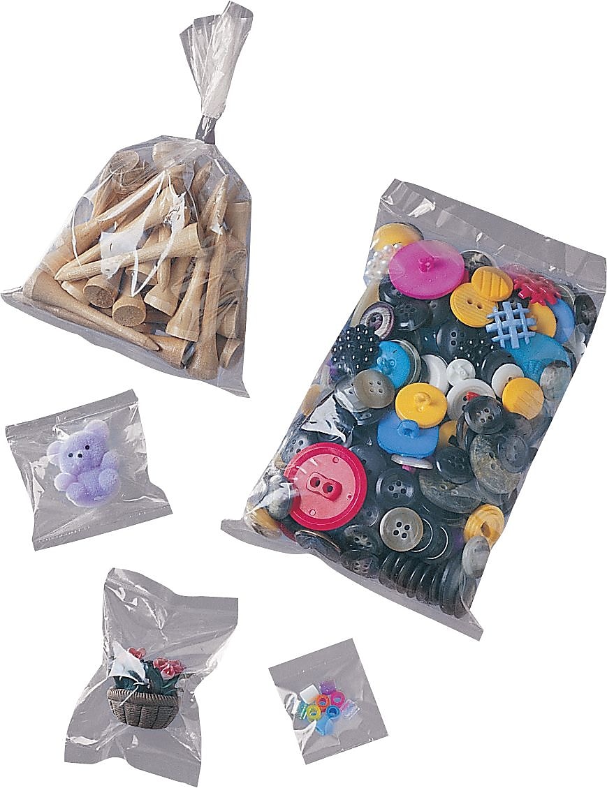 4" x 20" Layflat Poly Bags, 1.5 Mil, Clear, 1000/Carton (72)