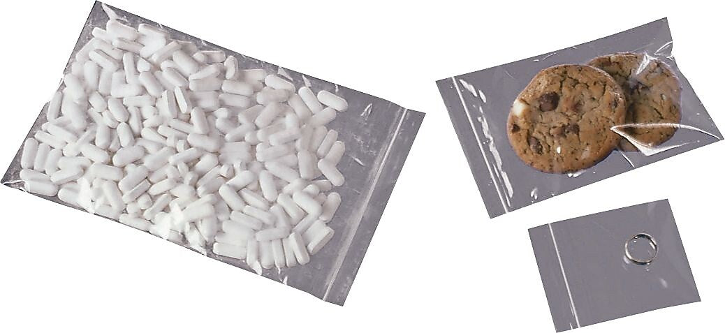 5" x 8" Reclosable Poly Bags, 2 Mil, Clear, 1000/Carton (PZ115)