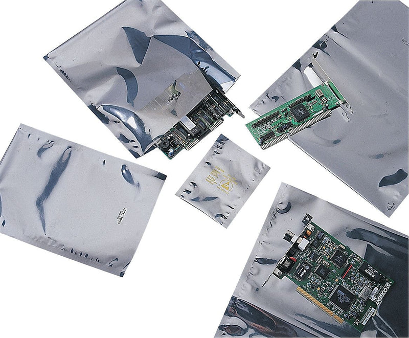 10" x 12" Open End Static Shielding Bags, 3.1 Mil, Transparent, 100/Carton (STC160)