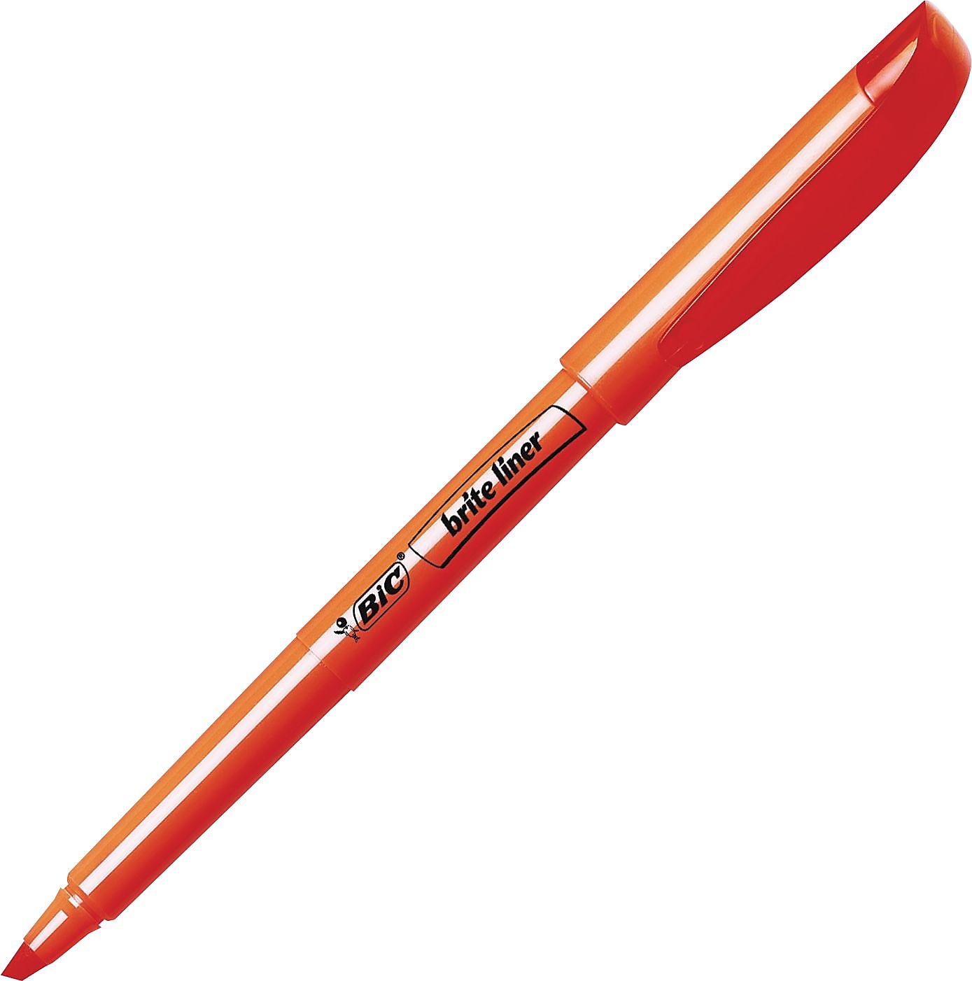 BIC Brite Liner Stick Highlighters, Chisel Tip, Orange, 216/Carton (BL11ORGCT)