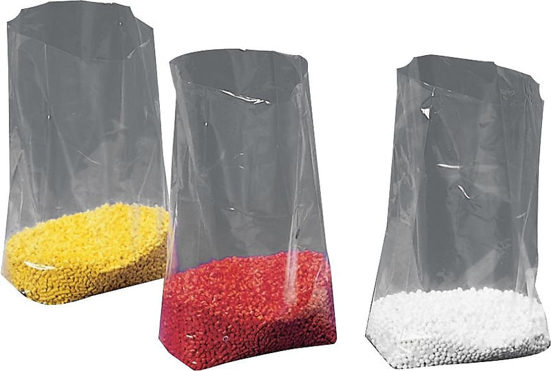 5" x 2" x 12" Gusseted Poly Bags, 1 Mil, Clear, 1000/Carton (1355)