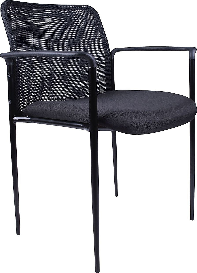 Boss Fabric Guest Chair, Black (B6909-BK)