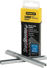 Bostitch Heavy-Duty Staples, 1/4", 1,000/Box (BOSTRA704T)