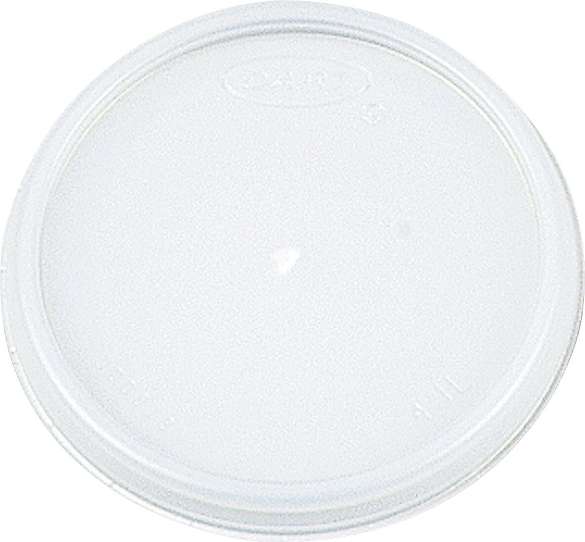 Dart® Plastic Vented Lid for 8J8 Cup, White