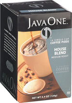 JavaOne House Blend Coffee Packet, Medium Roast, 0.3 oz. Pods, 14 Pods/Box (JAV40300)