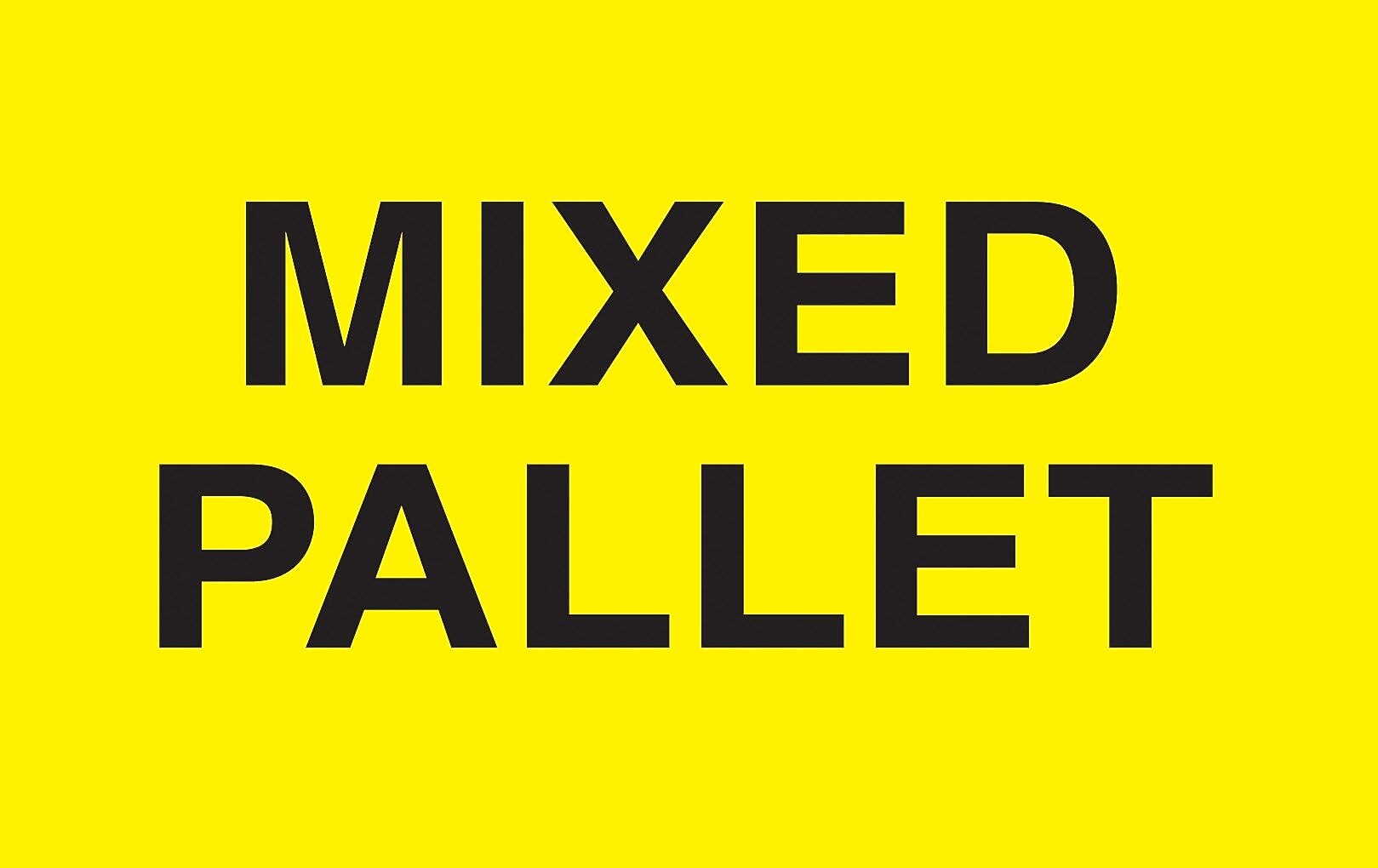 Decker Tape "Mixed Pallet" Label, 3" x 5", 500/Roll (DL2481C)
