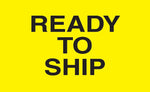 Decker Tape "Ready to Ship" Label, 3" x 5", 500/Roll (DL2641C)