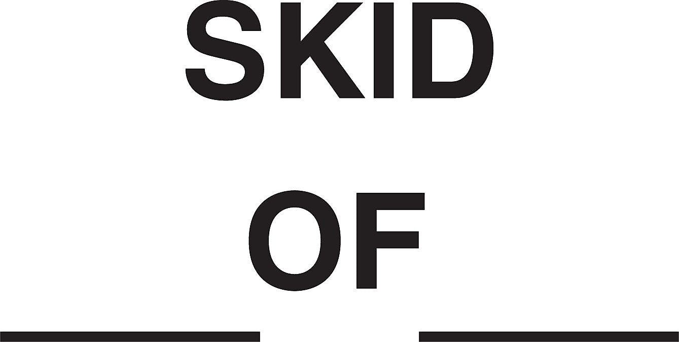 Decker Tape "Skid" Label, 1-3/8" x 2", 500/Roll (DL3532A)