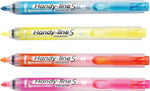 Pentel® Recycled Handy-Lines Slim Retractable Highlighters, 4/Pack (SXS15BPS4M)