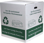 Toner Cartridge Recycling Box, 8-Cartridge Capacity, 20" x 20" x 22"