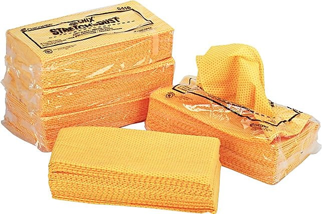 Chix Dusting Cloths, Orange, 100 Cloths/Pack, 5/Carton (CHI0416)
