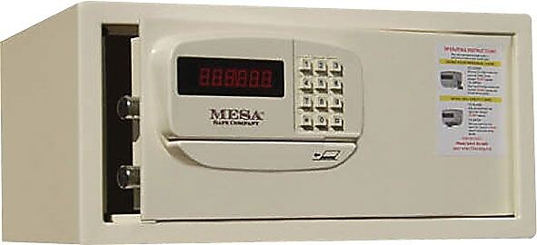 Mesa Safe Company Model MHRC916E Residential and Hotel Electronic Burglary Safe, Cream